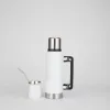 Doble al aire libre plegable handle acero inoxidable taza térmica de gran capacidad al aire libre aislamiento y mantener frío deportes kettle botella de agua kettle de gran capacidad mardie cup set details Picture